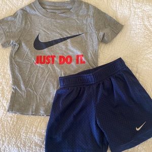 Nike 2T T shirt and shorts